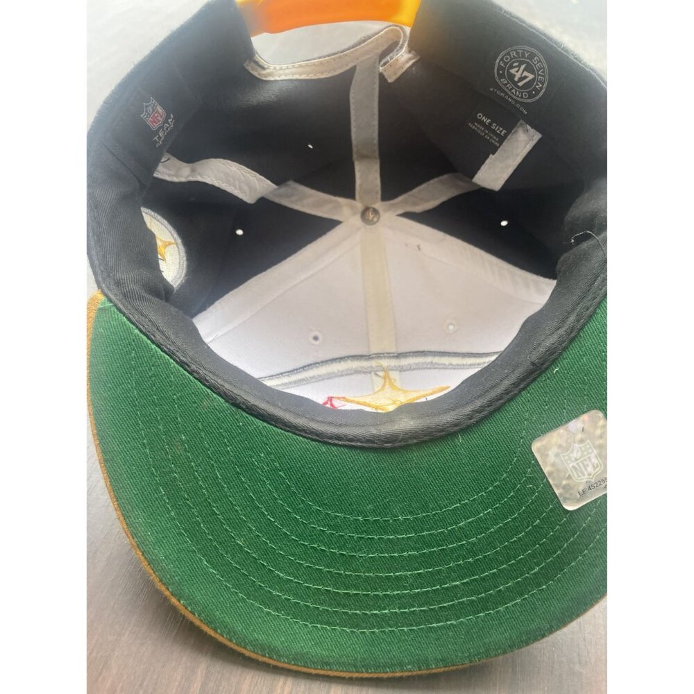 🔥🔥Pittsburgh Steelers Hat Cap 47 Brand Back strap Adjustable 🏈 - Picture 7 of 8